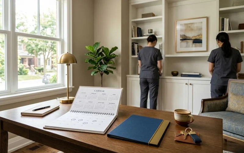 Pre-listing timeline from consultation to listing date